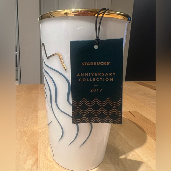 Starbucks 2017 Anniversary Ceramic Cup - Picture 2 of 4